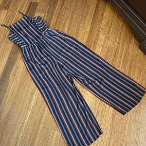 No Boundaries Multicolor Striped Jumpsuit